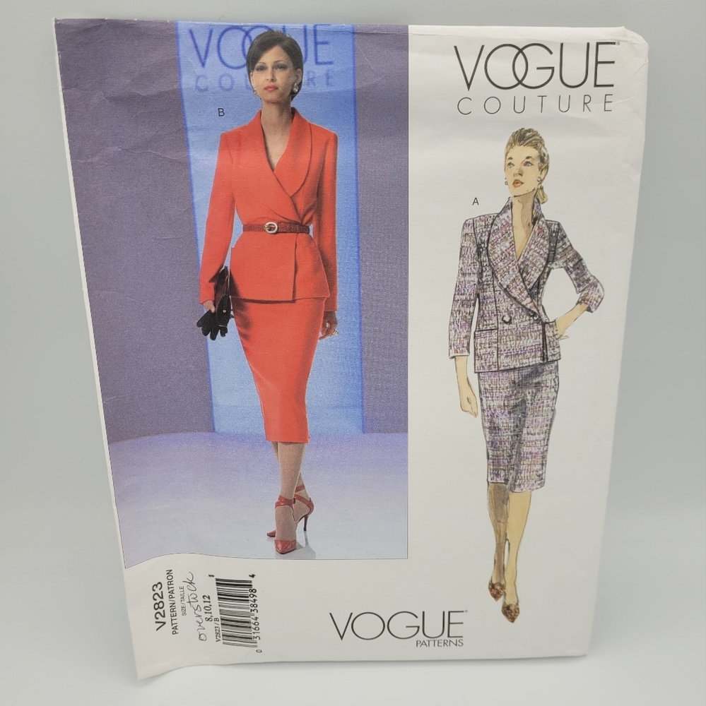Uncut Vogue Couture V2823 Skirt Set Sewing Pattern Limited Ed